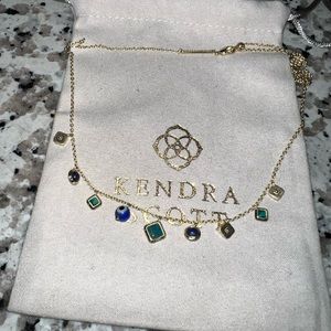 Kendra Scott Summer Blue Boho Charm Necklace